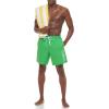 imageCalvin Klein Mens Standard Uv Protected Quick Dry Drawstring Patterned Swim TrunkGreen Logo