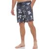 imageCalvin Klein Mens Standard Uv Protected Quick Dry Drawstring Patterned Swim TrunkGrey Aloha