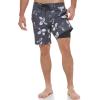 imageCalvin Klein Mens Standard Uv Protected Quick Dry Drawstring Patterned Swim TrunkGrey Aloha