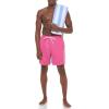 imageCalvin Klein Mens Standard Uv Protected Quick Dry Drawstring Patterned Swim TrunkPink Logo