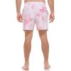 imageCalvin Klein Mens Standard Uv Protected Quick Dry Drawstring Patterned Swim TrunkPink Watercolor