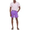 imageCalvin Klein Mens Standard Uv Protected Quick Dry Drawstring Patterned Swim TrunkPurple Logo