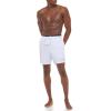 imageCalvin Klein Mens Standard Uv Protected Quick Dry Drawstring Patterned Swim TrunkWhite Monochrome