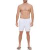 imageCalvin Klein Mens Standard Uv Protected Quick Dry Drawstring Patterned Swim TrunkWhite Pride