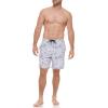 imageCalvin Klein Mens Standard Uv Protected Quick Dry Drawstring Patterned Swim TrunkWhite Watercolor