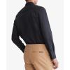 imageCalvin Klein Mens Stretch Cotton Monogram Logo Button Down ShirtBlack Beauty