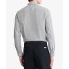 imageCalvin Klein Mens Stretch Cotton Monogram Logo Button Down ShirtSilver Springs