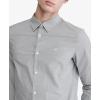 imageCalvin Klein Mens Stretch Cotton Monogram Logo Button Down ShirtSilver Springs