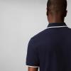 imageCalvin Klein Mens Stretch Pique Solid Tipped PoloDark Sapphire