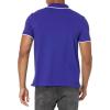 imageCalvin Klein Mens Stretch Pique Solid Tipped PoloPurple Parade