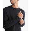 imageCalvin Klein Mens Supima Cotton Solid Monogram Logo SweaterClassic Black