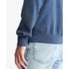 imageCalvin Klein Mens Supima Cotton Solid Monogram Logo SweaterDenim Heather