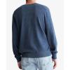 imageCalvin Klein Mens Supima Cotton Solid Monogram Logo SweaterDenim Heather