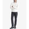 imageCalvin Klein Mens Supima Cotton Solid Monogram Logo SweaterEgret