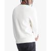 imageCalvin Klein Mens Supima Cotton Solid Monogram Logo SweaterEgret