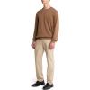 imageCalvin Klein Mens Supima Cotton Solid Monogram Logo SweaterSpiced Plum