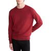 imageCalvin Klein Mens Supima Cotton Solid Monogram Logo SweaterSyrah