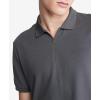 imageCalvin Klein Mens Tech Zip PoloForged Iron