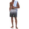 imageCalvin Klein Mens UV Protected Two Tone Logo Swim TrunkBlack Gradient