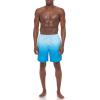 imageCalvin Klein Mens UV Protected Two Tone Logo Swim TrunkBlue Gradient