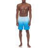 imageCalvin Klein Mens UV Protected Two Tone Logo Swim TrunkBlue Gradient