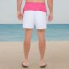 imageCalvin Klein Mens UV Protected Two Tone Logo Swim TrunkPinkWhite