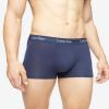 imageCalvin Klein Mens Ultra Soft Modern 3Pack TrunkBlue Shadow