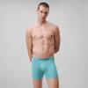 imageCalvin Klein Mens Ultra Soft Modern Modal 3Pack Boxer BriefGrey Heather  Chalk  Saltwater Aqua
