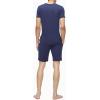 imageCalvin Klein Mens UltraSoft Modern Modal Lounge Crewneck TShirtBlue Shadow
