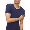 imageCalvin Klein Mens UltraSoft Modern Modal Lounge Crewneck TShirtBlue Shadow