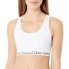 imageCalvin Klein Performance Womens Medium Impact Reversible Sports Bra Standard and Plus SizingBlackWhite