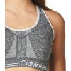 imageCalvin Klein Performance Womens Medium Impact Reversible Sports Bra Standard and Plus SizingHeather GreyWhite