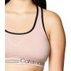 imageCalvin Klein Performance Womens Medium Impact Reversible Sports Bra Standard and Plus SizingSeashell