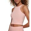 imageCalvin Klein Performance Womens Ribbed Crop TopCreamsicle