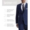 imageCalvin Klein Premium Skinny Fit Mens Suit Separates  Performance Stretch FabricBlue
