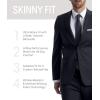 imageCalvin Klein Premium Skinny Fit Mens Suit Separates  Performance Stretch FabricNavy