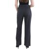 imageCalvin Klein StraightLeg Classic Business Casual Pants for WomenDark Charcoal