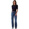 imageCalvin Klein Womens 90s Straight JeansRunaway Blue De