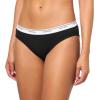 imageCalvin Klein Womens Balance Cotton Stretch Bikini Panties 3 PackBlack Cedar  Grey Heather