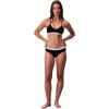 imageCalvin Klein Womens Balance Cotton Stretch Bikini Panties 3 PackBlackGrey HeatherFall Berry
