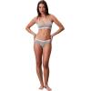 imageCalvin Klein Womens Balance Cotton Stretch Bikini Panties 3 PackShorelineGrey HeatherScorched Denim