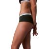 imageCalvin Klein Womens Balance Cotton Stretch Boyshort Panties 3 PackBlackSnow HeatherKelly Green