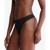 imageCalvin Klein Womens Bonded Flex Seamless 3Pack Mid Rise ThongBlack Black Black