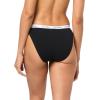 imageCalvin Klein Womens Carousel Bikini PantyBlackOrchid PetalSeersucker Stripeorchid Petal