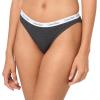 imageCalvin Klein Womens Carousel Bikini PantyScorched DenimCharcoal HeatherSeersucker Stripescorched Denim