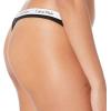 imageCalvin Klein Womens Carousel Logo Cotton Stretch Thong Panties 3 PackBlackGrey HeatherArchetype Diagonal Logo Nymphs Thigh