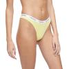 imageCalvin Klein Womens Carousel Logo Cotton Stretch Thong Panties 3 PackCoral CorsageCyber GreenGrey Heather