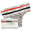 imageCalvin Klein Womens Carousel Logo Cotton Stretch Thong Panties 3 PackTomatoTwinkleGrey HeatherBlack