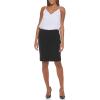imageCalvin Klein Womens Classic Fit Straight Lux Suit Skirt Regular and Plus SizeBlack Velvet