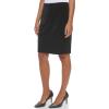imageCalvin Klein Womens Classic Fit Straight Lux Suit Skirt Regular and Plus SizeBlack Velvet